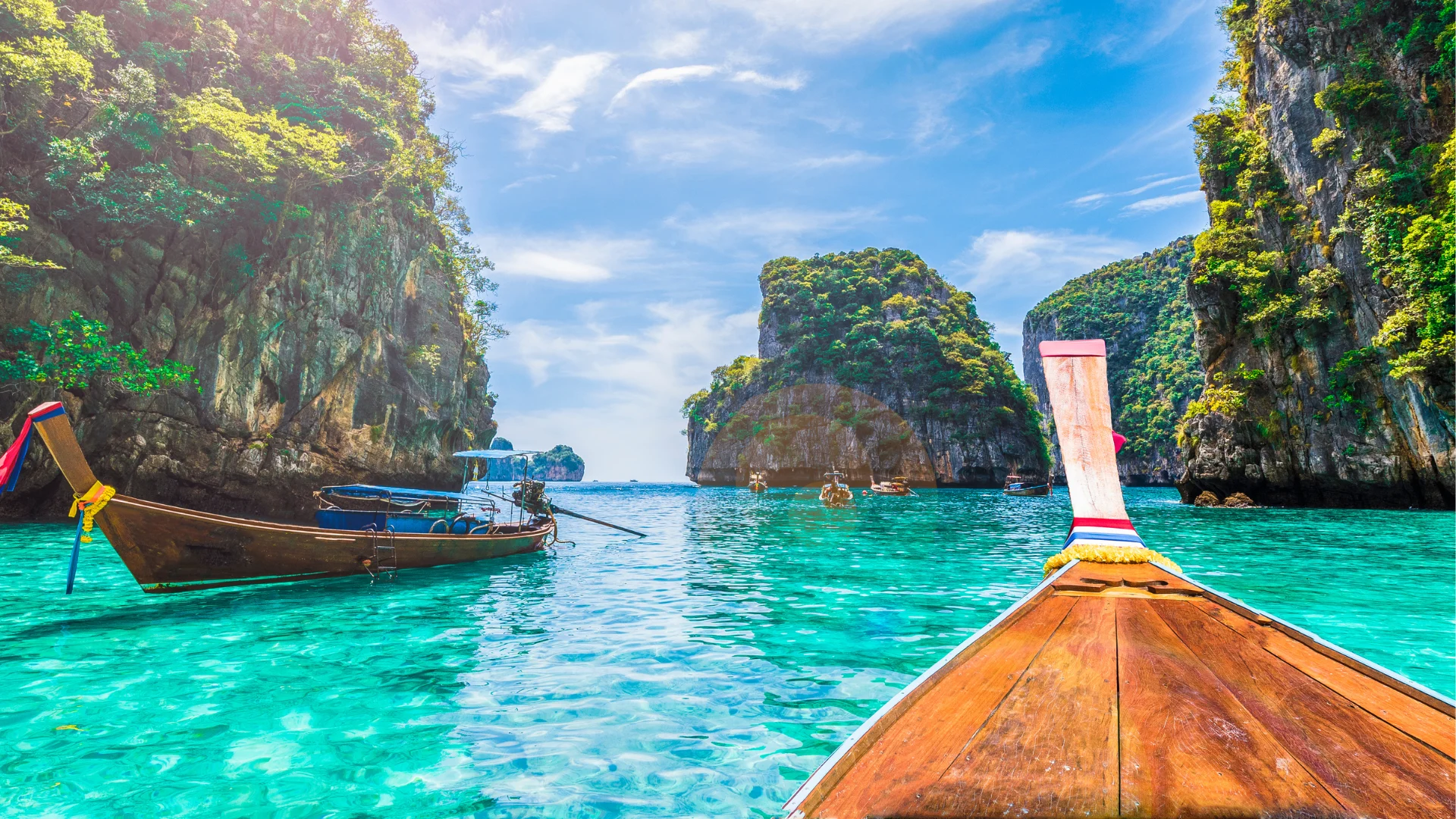 Phi Phi Island beach in Thailand