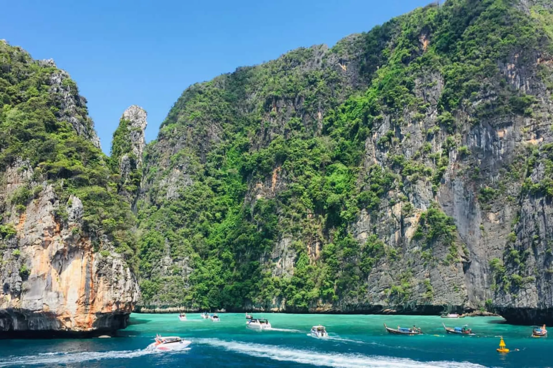 Phi Phi island beach banner